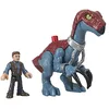 Image de Fisher-Price Imaginext Coffrets de Personnages Jurassic World, Figurines articulées avec Therizinosaurus et Owen, Jouet Enfant, à Collectionner, Dès 3 Ans, GVV63