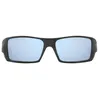 Image de Oakley Gascan, Lunettes de Soleil Mixte, Noir Mat Camo/Prizm polarisé pour Eau Profonde, 60 cm