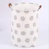 Image de RTYU Pokémon40 * 50 cm Coton Panier de Rangement Sales vêtements Panier de Rangement Jouet de Stockage Bucket,Graydot