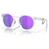 Image de Oakley Mixte Lunettes de Soleil Standard, Transparent Mat/Violet Prizm, M
