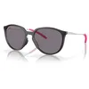 Image de Oakley Women's OO9288 Sielo Round Sunglasses, Matte Black Ink/Prizm Grey Polarized, 57 mm