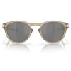 Image de Oakley Men's OO9265 Latch Oval Sunglasses, Matte Sepia/Prizm Black Polarized, 53 mm