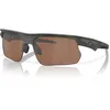 Image de Oakley OO9400 Bisphaera Rectangular Sunglasses, Matte Carbon/Prizm Dark Golf, 68 mm