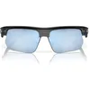 Image de Oakley OO9400 Bisphaera Rectangular Sunglasses, Matte Black/Prizm Deep Water Polarized, 68 mm