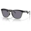 Image de Oakley OO9289 Frogskins Hybrid Round Sunglasses, Matte Black/Prizm Grey, 55 mm