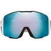 Image de Oakley Line Miner Pro Lunettes de neige double sangle noire et blanche avec lentille en iridium Prizm Snow Saphir iridium, grande taille