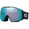 Image de Oakley Line Miner Lunettes de ski Pro, sangle noire mate avec verres Prizm Snow Sapphire iridium, taille L