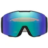 Image de Oakley Line Miner Pro Lunettes de neige avec sangle noire mate avec lentille en iridium Prizm Snow Argon Taille M