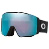 Image de Oakley Line Miner Lunettes de ski Pro, sangle noire mate avec verres Prizm Snow Sapphire iridium, taille M