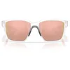 Image de Oakley Oo9430 Actuator Lunettes de soleil rectangulaires carrées, Transparent mat/Prizm Or rose polarisé, 57 mm