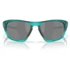 Image de Oakley Men's OO9431 Lateralis Rectangular Sunglasses, Matte Transparent Arctic Surf/Prizm Black, 60 mm