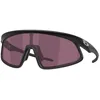 Image de Oakley Lunettes de soleil unisexes Sport Performance Semi Rim, Noir mat - Prizm Road Black, 41 mm