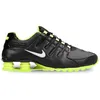 Image de NIKE Shox NZ Baskets Homme, Noir/Vert - 378341-013, Noir et vert., 41 EU