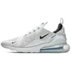 Image de Nike Air Max 270, Chaussures de Running Homme, Multicolore (White/Black-White 100), 40.5 EU