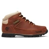 Image de Timberland pour homme. TB0A121K2141 Euro Sprint bottes à lacets en cuir à mi-mollet marron foncé (45), Plat, Casuel