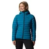 Image de Mountain Hardwear Deloro Down Full Zip Hoody Manteau en Duvet, Bleu Vinson, Small Femme