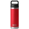 Image de YETI Rambler Bottle Chug, Vacuum Insulated Stainless Steel Bottle with Chug Cap, Rescue Red, 18 oz (532 ml)