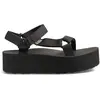 Image de Teva Original Universal Flatform W's, Sandales Plateau Femme, Noir (Black), 41 EU