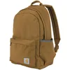 Image de Carhartt Sac à dos unisexe pour ordinateur portable 21 l, sac à dos durable résistant à l'eau avec housse pour ordinateur portable, Sac à dos classique (Carhartt Brown), One Size, Sac à dos pour