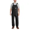 Image de Carhartt Salopette en Toile Lourde Coupe Décontractée Homme, Noir, 30W / 30L