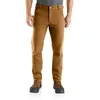 Image de Carhartt Straight Fit Stretch Duck Double Front Pantalon utilitaire de travail, Marron, 38W x 32L Homme