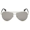 Image de WEB WE0281, Lunettes de soleil Homme, shiny palladium, 60
