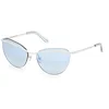 Image de Skechers SE6105 Lunettes Blanc/Other, 57 pour femme
