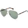 Image de Guess Lunettes unisexe pour adultes, Gunmetal brillant, 58/12/140