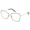Image de TOM FORD FT5906-B Lunettes de Soleil, Shiny Black, 55 Unisex