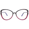 Image de Tom Ford Lunettes de vue FT 5907 -B 055, Havane classique brillant en violet transparent, 55