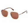 Image de GANT GA7232 Shiny Deep Gold Lunettes de Soleil pour Homme, Taille Unique