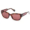 Image de Max&Co. MO0086 Sunglasses, Avana Oscura, 54/18/140 Women's, Avana foncé, 54/18/140