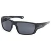 Image de Timberland TB00002 Lunettes de Soleil Homme, Lunettes de Soleil Décontractées Légères, Forme Lentille Rectangulaire, Étui Inclus, Verres Fumés Polarisés, Noir Brillant