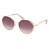 Image de GUESS lunettes, modèle GU7842-S, couleur shiny rose or