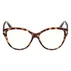 Image de Tom Ford FT5954-B 056 54 Lunettes de vue oeil de chat Bleu