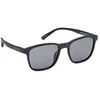 Image de GANT GA00006 Lunettes de Soleil Homme, Lunettes de Soleil Décontractées Légères, Forme Lentille Carrée, Étui Inclus, Verres Polarisés Fumée, Noir Mat