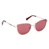 Image de Lunettes de soleil rouges en forme d'oeil de chat et protection UV 100 %