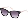 Image de Lunettes de Soleil Guess GU00164-H 01B shiny black 56/17/135 Femme