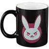 Image de Overwatch Tasse D.VA Bunny Icon 325ml en céramique Noire