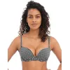 Image de Freya AS1908 Check In Underwire Moulded Bikini Swim Top (Monochrome 38D)