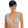 Image de Freya Haut de Bikini Standard Jewel Cove à Armatures pour Femme, Noir à Rayures, 90K