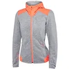 Image de SALOMON Elevate FZ Mid W   Veste, Femme, Blanc   (White/Fluo Coral)
