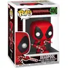 Image de Funko Pop! Bobble: Marvel: Holiday Deadpool with Candy Canes - Figurine en Vinyle à Collectionner - Idée de Cadeau - Produits Officiels - Jouets pour Les Enfants et Adultes - Comic Books Fans