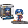Image de Funko Pop! Deluxe: Marvel Avengers - Captain America - (Assemble) - Figurine en Vinyle à Collectionner - Idée de Cadeau - Produits Officiels - Jouets pour Les Enfants et Adultes - Movies Fans
