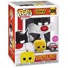 Image de Funko POP! Animation: Looney Tunes #309 - Sylvester & Tweety [Flocked] Exclusive