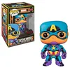Image de Funko Pop! Marvel: Black Light - Captain America - Marvel Comics- Figurine en Vinyle à Collectionner - Idée de Cadeau - Produits Officiels - Jouets pour les Enfants et Adultes