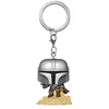 Image de Funko Pop! Keychain: Star Wars: The Mandalorian - Mango - Mando With Blaster - Mini-figurine en Vinyle à Collectionner Porte-clés Fantaisie - Cadeau de Noël - Idée de Cadeau - Produits Officiels