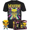 Image de Funko Pop! & Tee: Xmen - Dementor - Wolverine - (Blacklight) - Small - (S) - Marvel - T-Shirt - Vêtements avec Une Figurine en Vinyle à Collectionner - Idée de Cadeau pour Les Adultes Les Hommes