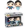 Image de Funko POP! Movies: DC - 2 Pack Superman & Lois Flying - DC Comics - Exclusivité Amazon - Figurine en Vinyle à Collectionner - Idée de Cadeau - Produits Officiels - Jouets pour les Enfants et Adultes