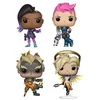 Image de Overwatch Pack 4 Figurines Pop! Games Vinyl Sombra/Zarya/Junkrat/Mercy (Glow) 9 cm